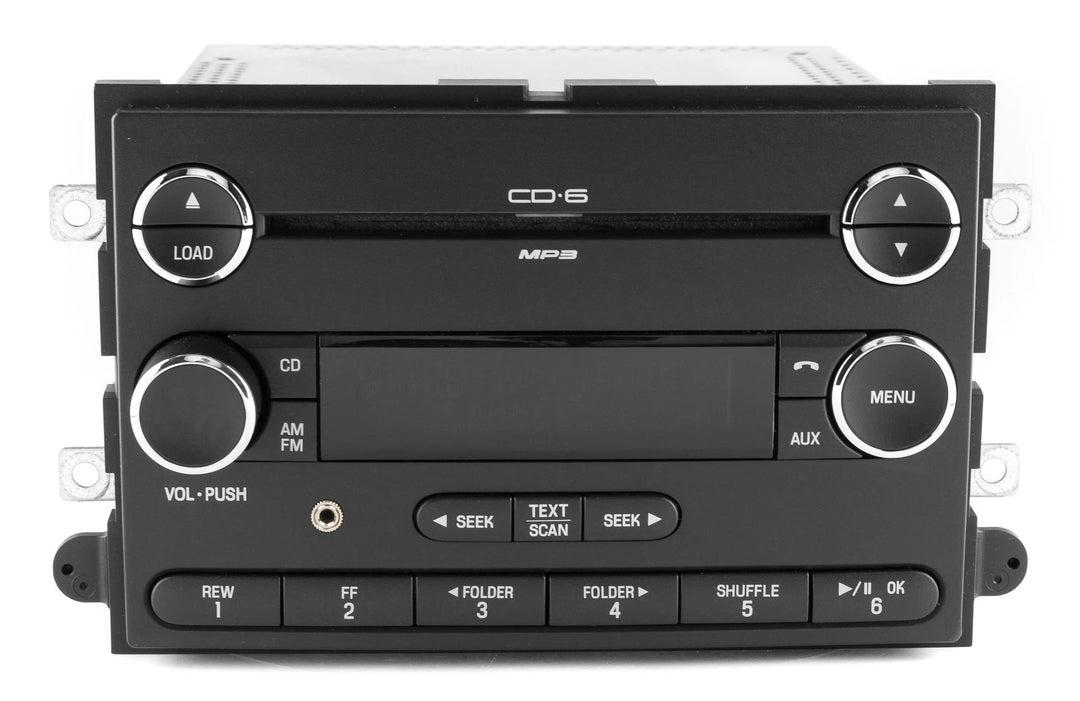 08-09 Ford Explorer Mercury Mountaineer OEM 6 CD Radio with Aux Upgrade 8L2T-18C815-BF - product image
