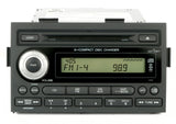 Honda Ridgeline 2006-2008 Black Radio AM FM 6 Disc CD 39100-SJC-A100 Face 3TS1 - product image