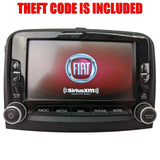 2014-2017 Fiat 500L Radio Display Screen Media CD Player With Theft Code 6434C-BE2803 OEM - product image