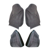 Front Bottom and Back Cloth Seat Cover Set Mist Gray for 1998-2002 Dodge Ram 1500 2500 3500