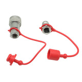 1/2 inch NPT Hydraulic Quick Connect Coupler Set ISO 5675 Pioneer Style
