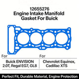 Engine Intake Manifold Gasket 12655276 For Buick ENVISION 2.0T Regal Chevrolet – product image