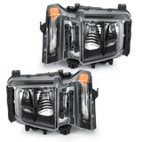 Halogen Headlight Pair for 2020-2023 Chevrolet Silverado 2500 HD 3500 HD 84738616 84738617