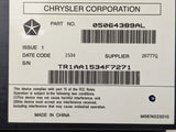 2013-2014 Jeep JK Wrangler Audio Radio AMP Sound Amplifier 05064389AL 156924 OEM - product image
