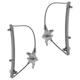Front Manual Window Regulator Pair for 1998-2004 Nissan Frontier and 2000-2004 Xterra