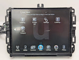 W/ CODE 2016 Dodge Ram 1500 Jeep Cherokee Navigation Radio Receiver Display OEM 68258671AE - product image