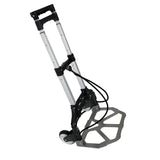 Black Aluminum Luggage Cart Folding Dolly Push Truck Hand Collapsible New