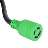 30 Amp 10 ft 4-Prong Generator Extension Cord NEMA L14-30P to L14-30R