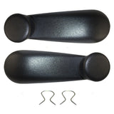 Black Window Crank Handles Set for 99-20 Silverado/Sierra & 00-14 Tahoe/Suburban 1444-0016-2 - product image