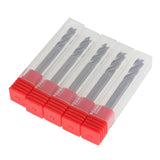 1/4 Inch 4 Flute Ball Nose Carbide End Mill 5 Pack 3/4 Inch LOC 2-1/2 Inch OAL