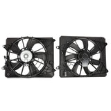 Radiator and Condenser Cooling Fan Set for 2011-2017 Honda Odyssey HO3115160 HO3113131