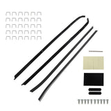 Window Sweep Felt Weatherstrip Kit for 1970-1981 Chevrolet Camaro Pontiac Firebird