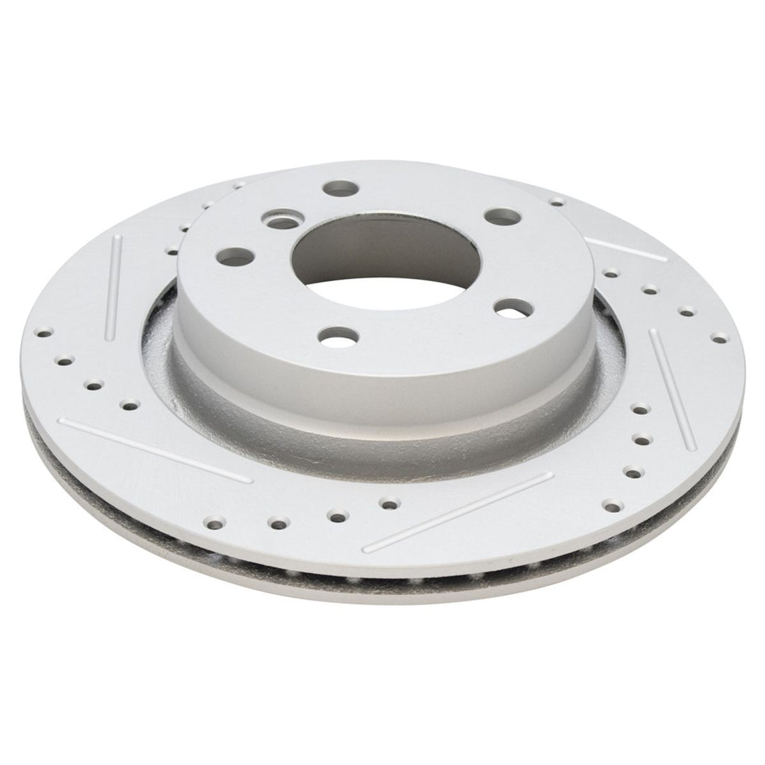 Front and Rear Ceramic Brake Pad and Drilled Rotor Kit for 1999-2006 BMW 323i, 325i, 325Ci and 328i E46