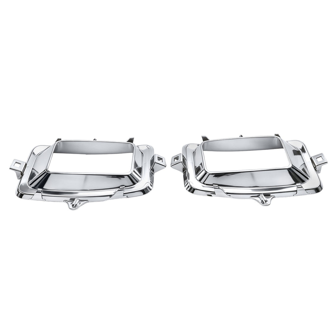 Chrome Fog Light Cover Pair for 2014-2015 Chevrolet Silverado 1500 22944879 22944880
