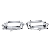 Chrome Fog Light Cover Pair for 2014-2015 Chevrolet Silverado 1500 22944879 22944880