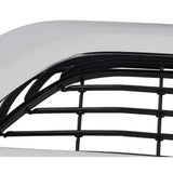 Silver and Black Mesh Front Upper Grille for 2021-2022 Ford F-150 ML3Z-8200-KA
