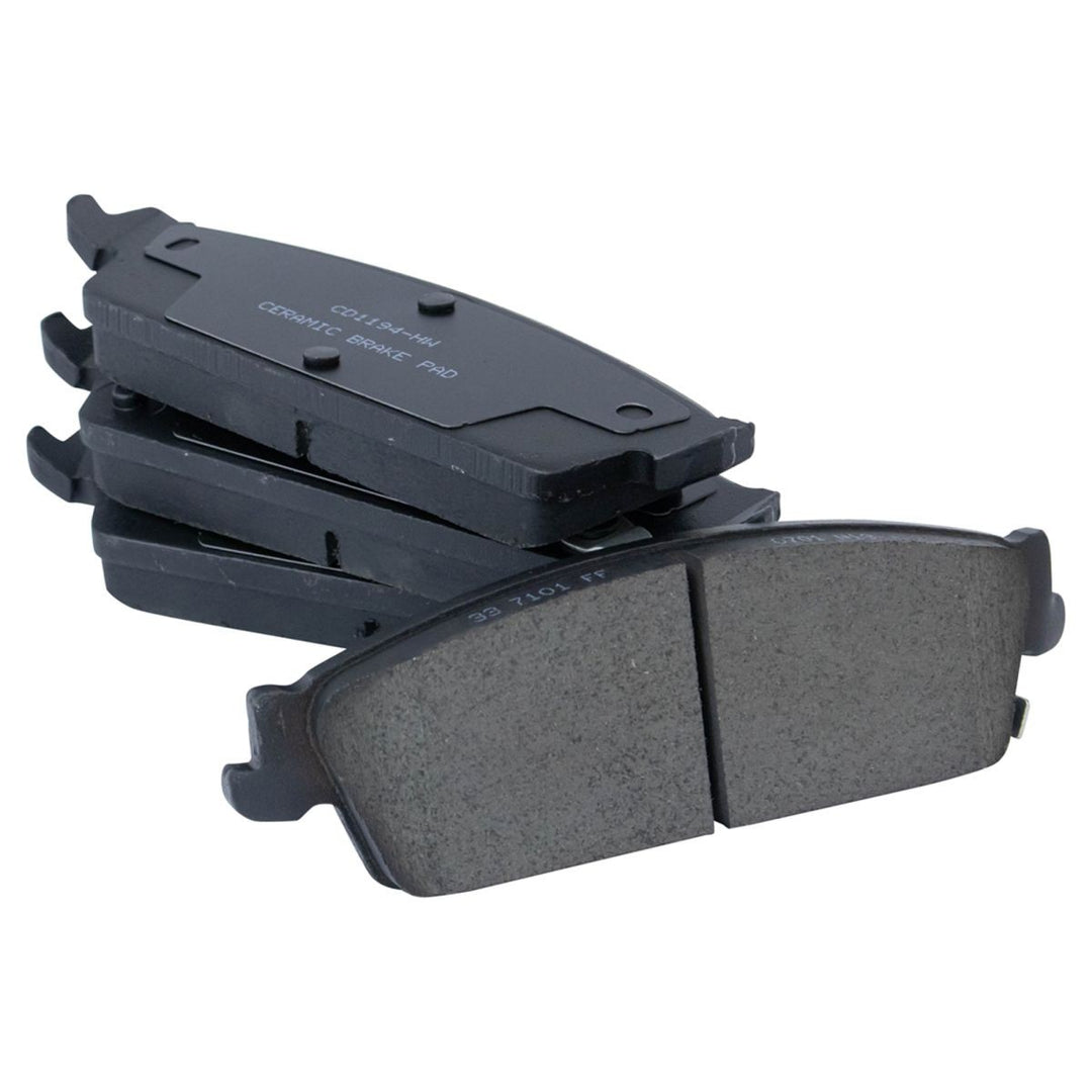 Rear Ceramic Brake Pad Set for 2007-2014 Tahoe, Suburban, Yukon, Silverado, Sierra and Escalade