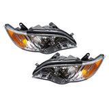 Left and Right Projector Headlight Set for 2008-2009 Subaru Legacy 84001AG51B