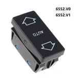 Power Window Control Switch Button 6552.V0 6552.V1 For Peugeot 106 1991-2003 – product image