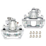 Rear Brake Caliper Pair with Brackets for 2011-2014 Ford Edge 2011-2015 Lincoln MKX 18B5298 18B5299