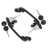 Front Left and Right Outside Door Handle Pair with Keys for 1993-1999 Volkswagen Jetta Golf Cabrio 1H0837207B