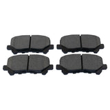 Front & Rear Ceramic Brake Pad Set for 2009-2015 Honda Pilot & Acura MDX, ZDX