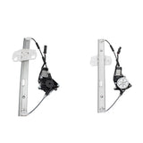 4 Pc Power Window Regulators & Motors fit 2007-2017 Jeep Wrangler 18 Wrangler JK 2552-7124C4 - product image