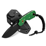 FLISSA 7 Inch Full-Tang D2 Fixed Blade Knife with Sheath