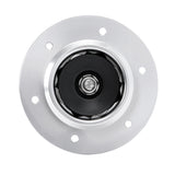 Aircraft Style Pop-Up Fuel Cap with Filler Neck 6-Bolt Flush Mount Silver SLYXG01