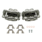 Front Brake Caliper Pair with Brackets for Honda CR-V Odyssey Acura RDX 19-B2958 – product image