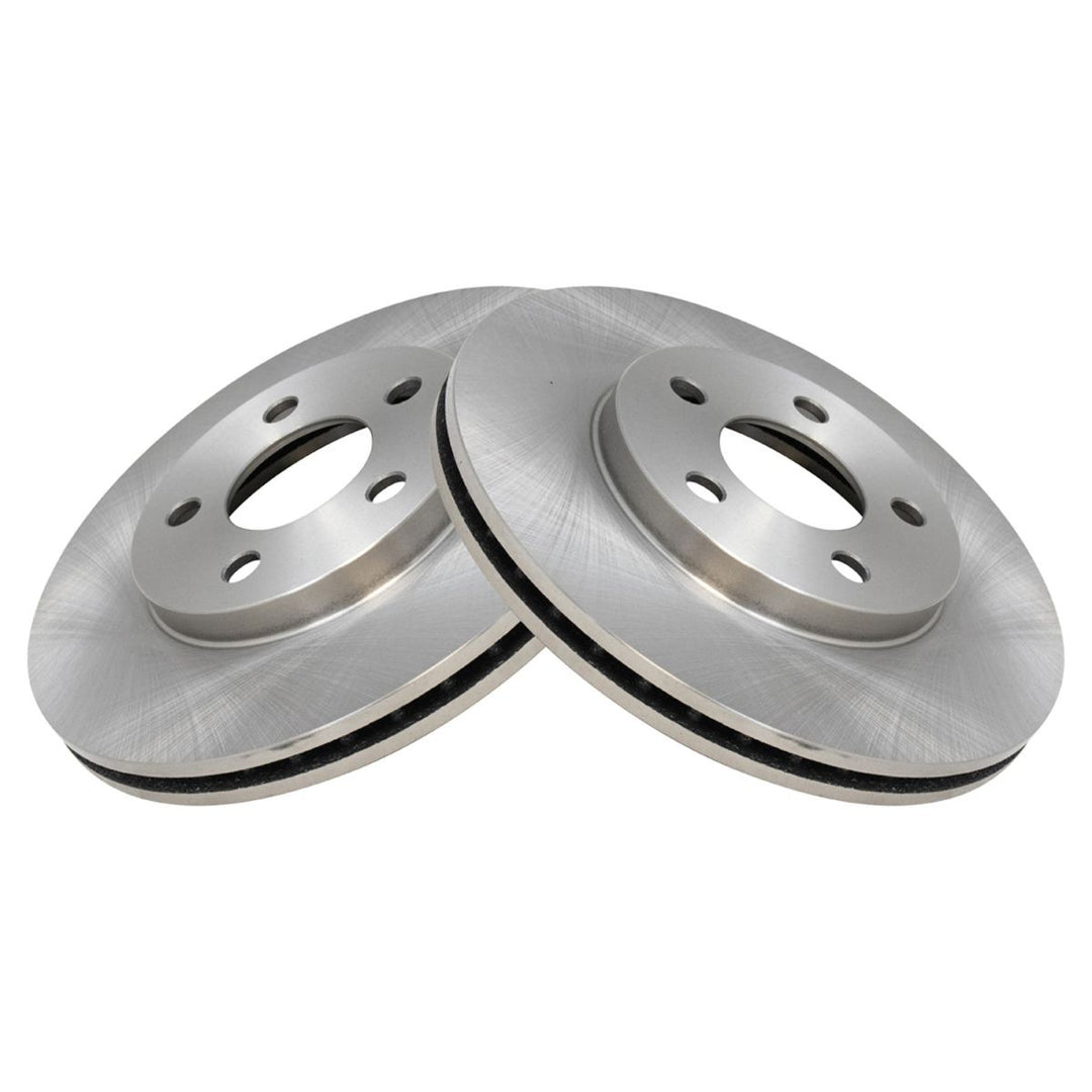 Front and Rear Brake Rotor Set for 2000-2005 Dodge Neon and 2000-2001 Plymouth Neon