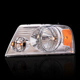 Headlight For 2004-2008 F-150 w/ Chrome Bezel Set 7L3Z13008FA 2006 Mark LT 3221-0122S - product image