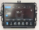 W/ CODE 2016 Dodge Ram 1500 Jeep Cherokee Navigation Radio Receiver Display OEM 68258671AE - product image