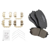 Front & Rear Ceramic Brake Pad & Rotor Kit for 2016-2019 Hyundai Sonata & 2016-2020 Kia Optima