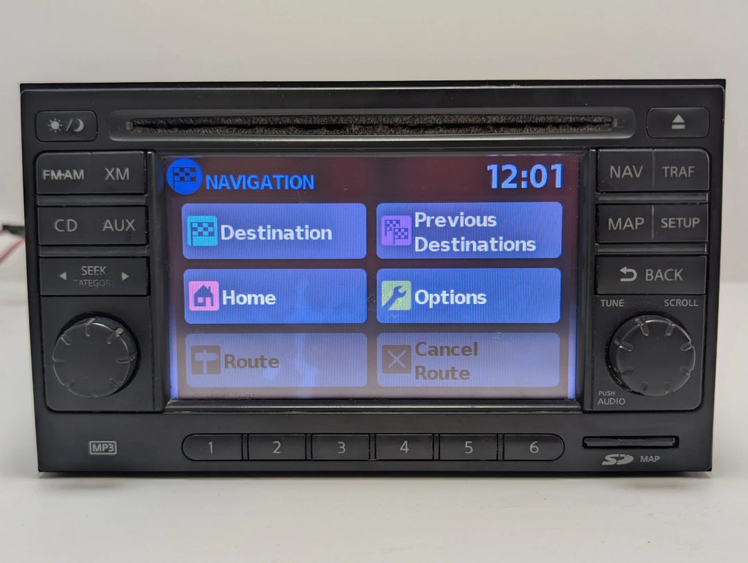 12-15 Nissan Rogue CD GPS Nav Navigation Radio Receiver 259151VX1A OEM - product image
