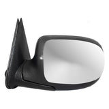 Power Mirror For 1999-2002 Silverado 1500 Textured Black Base-Chrome Cover Left 1332-4662L - product image
