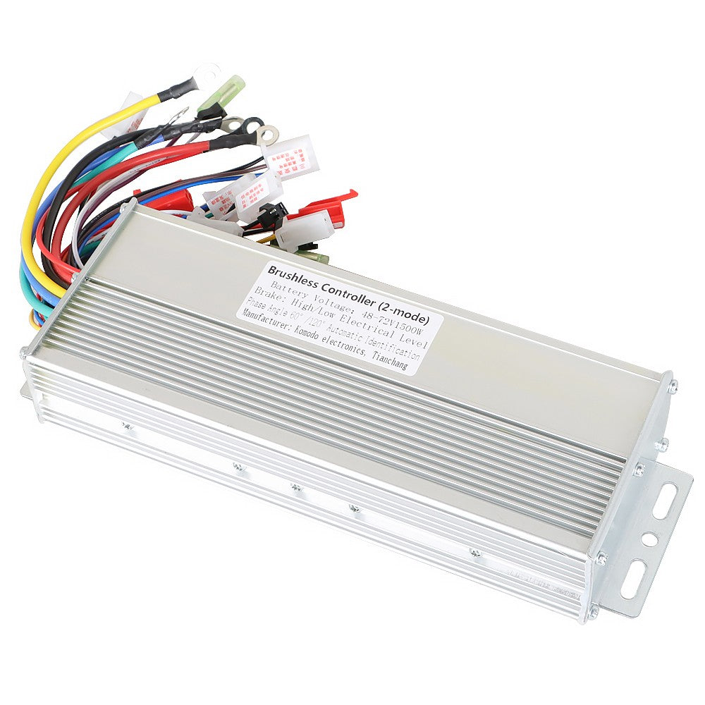 1500W Brushless Motor Speed Controller 48V 72V for Electric Bikes and Scooters