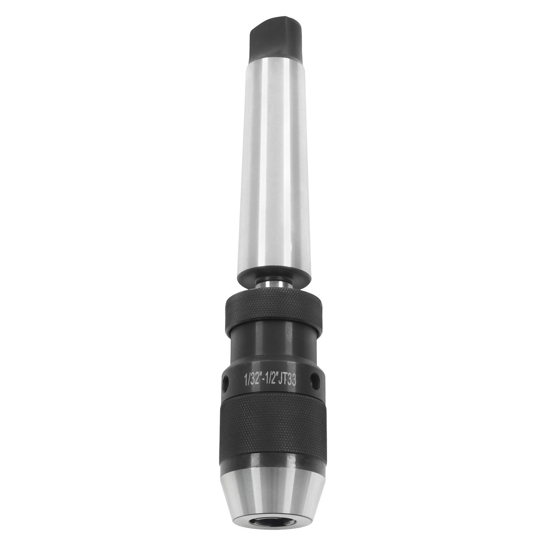 MT4 Shank Keyless Drill Chuck 1/32 to 1/2 Inch 3-Jaw for Milling and Drill Presses