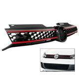Front Upper Grille for 2010-2014 Volkswagen Golf Jetta GTI
