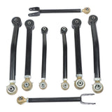 8 Piece Adjustable Control Arm Kit for 2007-2018 Jeep Wrangler JK 0-6 Inch Lift