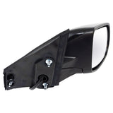 Power Side Mirror Pair Smooth Black for 2017-2022 Honda CR-V
