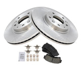 Front Ceramic Brake Pad and Rotor Kit for 2006-2013 Mazda 6