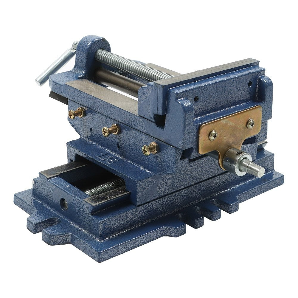 5 Inch Heavy Duty 2-Way Cross Slide Vise for Drill Press and Milling