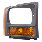 Park/Signal/Side Marker for 2005-2007 F-250 Super Duty Black Bezel Right 3223-0045R - product image