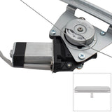 Brock Regulator With Motor-Upgraded Glass Guide Kit Fits 500 500c 500e Left 2552-2015LC2 - product image