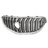 Chrome and Black Front Upper Grille for 2013-2017 Buick Enclave 20983421