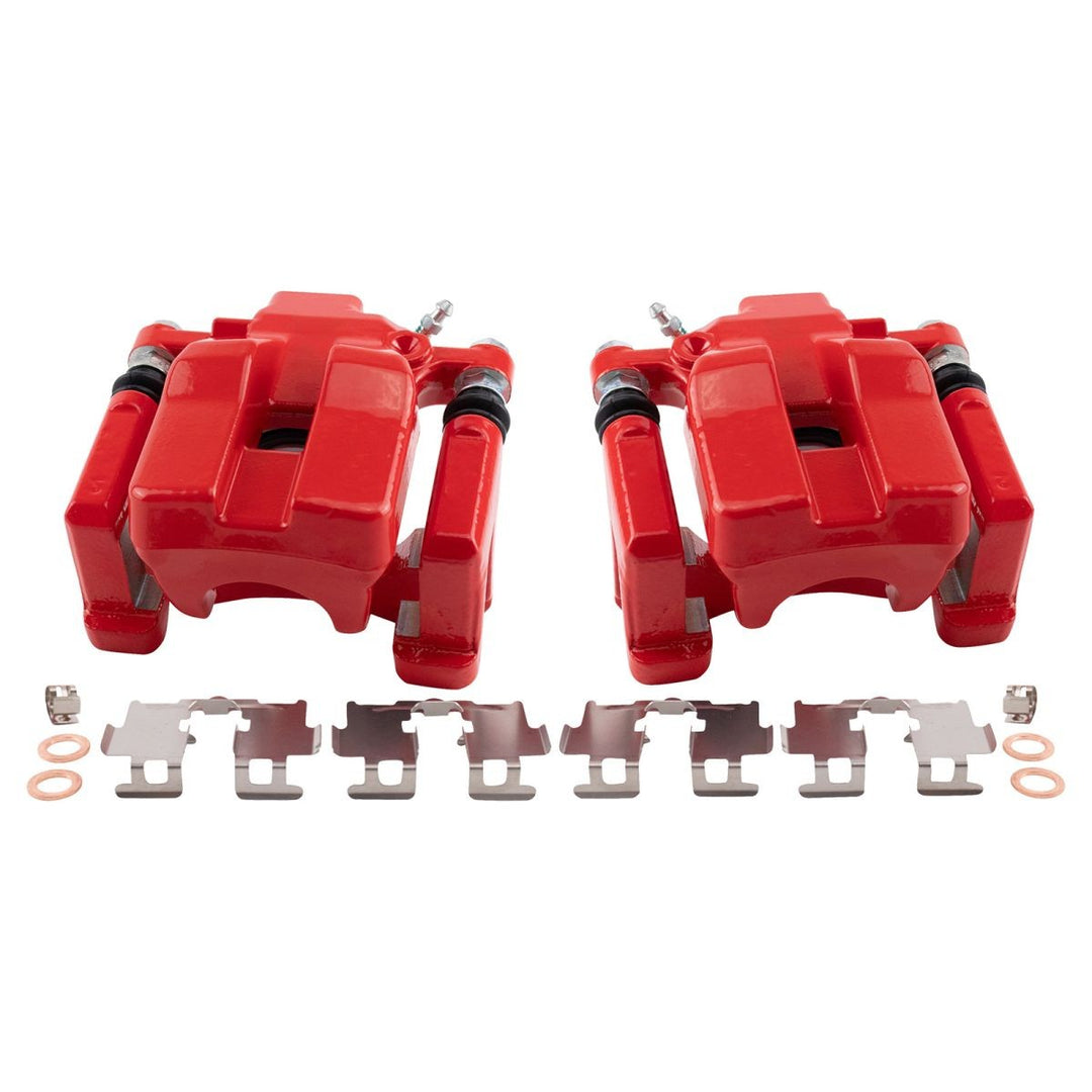 Rear Red Performance Brake Caliper Pair for 2007-2012 Lexus ES350, 2008-2012 Avalon and 2007-2011 Camry