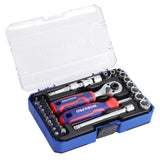 WORKPRO 34-Piece 1/4 in Drive Metric Socket and Bit Set