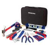 WORKPRO 100-Piece Household Tool Kit with Zipper Bag