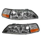 Halogen Headlight Assembly Pair for 2005-2011 Lincoln Town Car